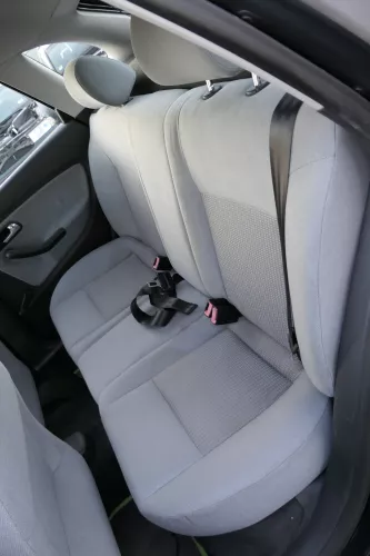 Seat Ibiza 6L Rückbank Rücksitzbank Sitz Kopfstütze Sitzfläche wasserblau