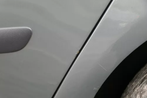 VW Golf 5 V 1K Tür nur das Türblatt hinten links 4/5-Türer grau blau LA6Q saga (152365)