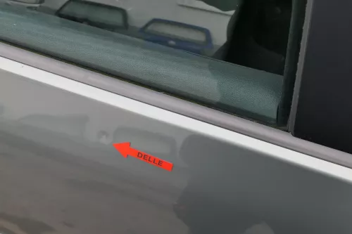 VW Golf 5 V 1K Tür Türrahmen hinten rechts 4/5-Türer grau LA6Q saga- mit Scheibe (152372)