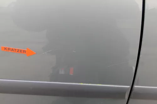 VW Golf 5 V 1K Tür Türrahmen hinten rechts 4/5-Türer grau LA6Q saga- mit Scheibe (152372)