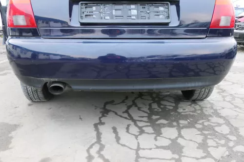 Audi A4 B5 Limousine Stoßstange hinten Heckstoßstange blau LY5L biscaBj99
