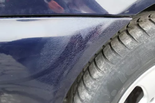 Audi A4 B5 Limousine Stoßstange hinten Heckstoßstange blau LY5L biscaBj99 (152387)