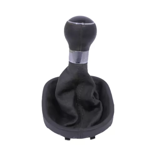 VW Touran 1T Schaltknauf Schaltsack Schaltung Schaltknüppel schwarz Leder Kunstl