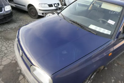 VW Golf 3 + Cabrio 1E Motorhaube Haube Klappe vorne blau LA5E (152460)