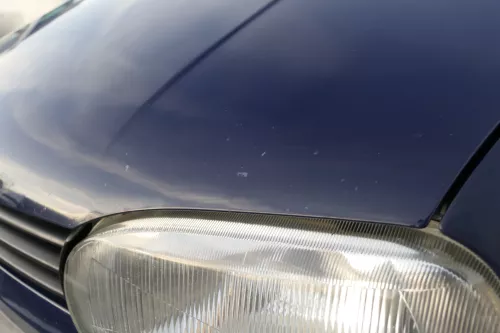 VW Golf 3 + Cabrio 1E Motorhaube Haube Klappe vorne blau LA5E (152460)