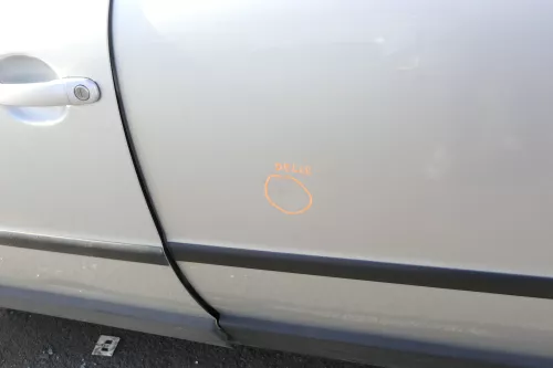 VW Passat 3B 3BG Kombi Variant Tür hinten links silber LA7W reflexsilber meta (152540)