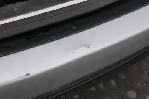 Audi A6 4B Kombi Avant Stoßstange hinten Heckstoßstange grau silber LY7M - PDC (152577)