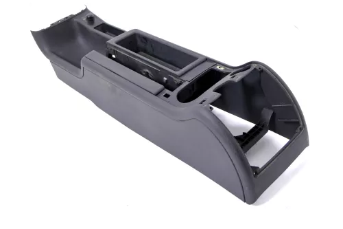 A6 4B Mitteltunnel hinten Verkleidung um Handbremse Konsole schwarz OHNESchalter (152609)