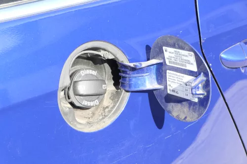 VW Passat 3C Kombi Tankdeckel Klappe Tankklappe Deckel Tank blau LC5E (152701)