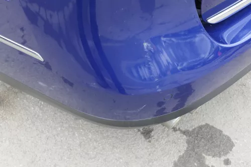 VW Passat 3C Kombi Stoßstange hinten Heckstoßstange Stoßfänger blau LC5E PDC (152703)