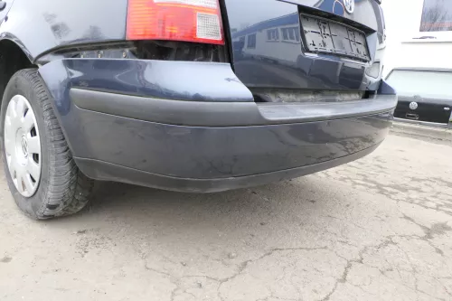 VW Golf 4 Kombi Avant Stoßstange hinten Heckstoßstange Stoßfänger blau grau LC5F (152781)
