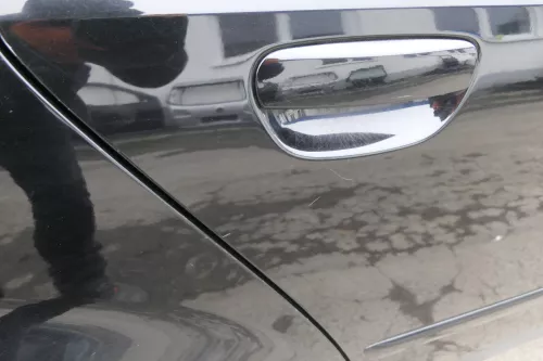 Audi A4 B7 8E Tür hinten rechts schwarz LY9B brillian Kombi mit Scheibe  Rahmen (152812)