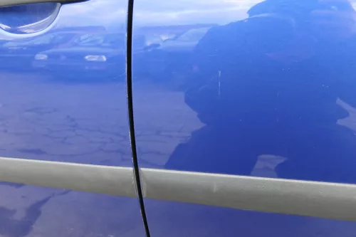 VW Golf 5 V 1K Tür mit Türrahmen hinten links 4/5-Türer blau laserblue LC5J (152911)