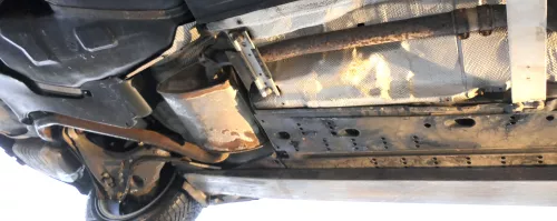 Audi A4 8E B6 Auspuff Endschalldämpfer Endtopf + Mittelschalldämpfer 1,9 TDI AWX (153041)