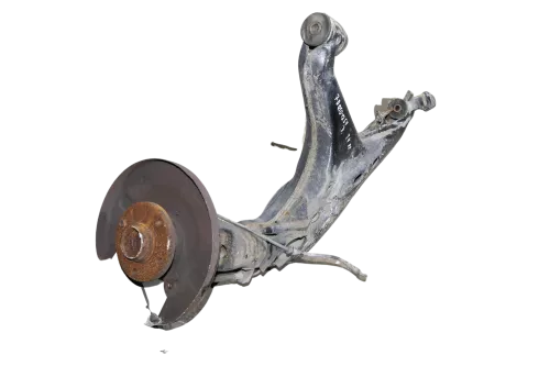 VW T4 Achse hinten rechts Hinterachse Achsschenkel Radlager Scheibenbremse (153209)