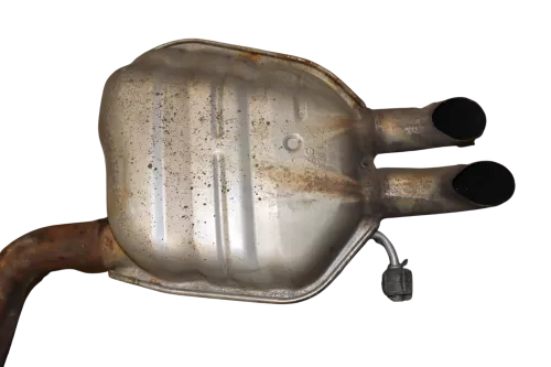 Skoda Octavia 1Z Auspuff Endtop + Mitteltopf 2,0 TDI BKD AZV BMM 1K5253609D (153346)