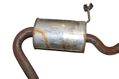 Skoda Octavia 1Z Auspuff Endtop + Mitteltopf 2,0 TDI BKD AZV BMM 1K5253609D (153346)