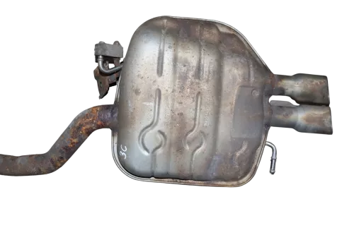 VW Passat 3C Auspuff Endschalldämpfer Mittelschalldämpfer 2,0 TDI BMP 103kw BVD (153356)