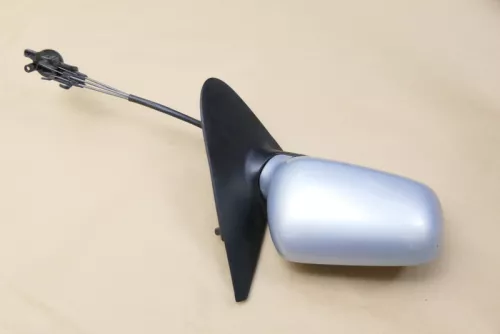 VW Polo 6N manueller manuell Spiegel Außenspiegel rechts silber LB7Z (153440)