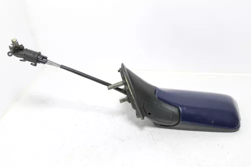 VW Golf 3 Vento manueller Spiegel Außenspiegel links original blau LA5E (153722)