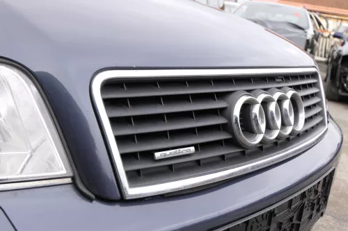 Audi A6 4B Motorhaube Klappe vorn Facelift (ab. Mitte 2002) grau LY5X aquablau (153926)