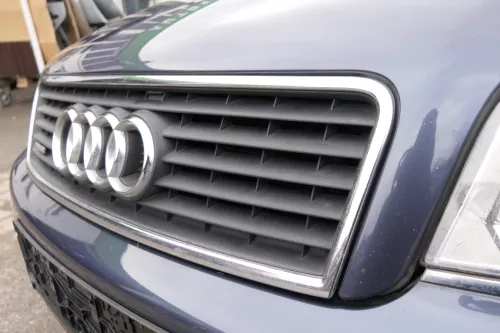 Audi A6 4B Motorhaube Klappe vorn Facelift (ab. Mitte 2002) grau LY5X aquablau (153926)