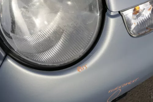 VW Lupo Stoßstange vorne Frontstoßstange Stoßfänger grau silber 3L TDI FSI 6E (154825)