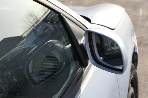 Lupo 3L 6E manueller Spiegel Außenspiegel rechts manuell grau silber blau LR7V (154831)