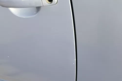 VW Lupo 6E 3L FSI Tür vorne links Fahrertür grau blau LR7V (mechanischer Fenster (154832)