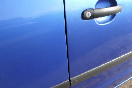 VW Polo 9N 9N3 Tür vorne rechts Beifahrertür 2/3-Türer blau LA5M ohneAnbauteile (154957)