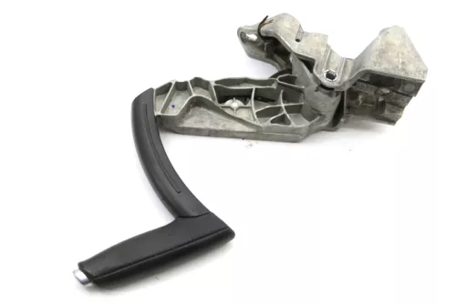 Audi A3 8P Handbremse Feststellbremse schwarz Leder Griff 8P0711303C