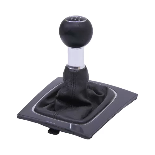 Audi A3 8P Schaltknauf Schaltsack Schaltung Schaltknüppel 6-Gang Original Leder (154990)