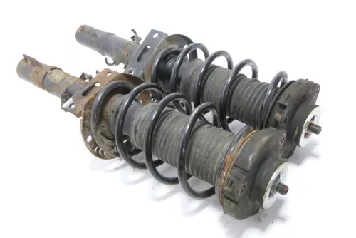 2x VW Polo 9N 9N3 Fox Ibiza 6L Federbein Stoßdämpfer Feder Federn vorne beide
