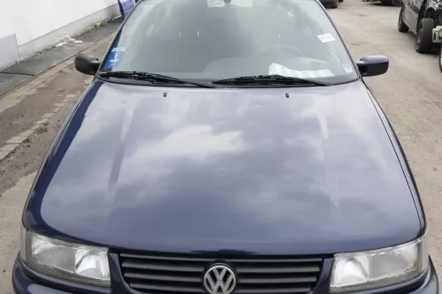 VW Passat 3A 35i Motorhaube Klappe vorne vorn Haube blau LN5Y