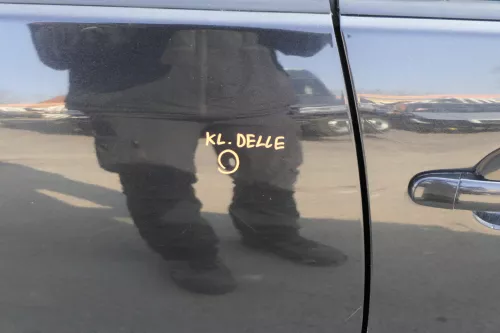 VW Golf 5 V 1K Tür Türrahmen hinten rechts 4/5-Türer schwarz LC9Z blackmag (155515)