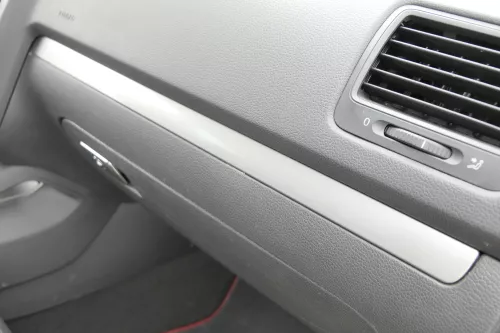 VW Golf 5 1K Verkleidung Abdeckung Dekor silber links + rechts titan grau (155520)