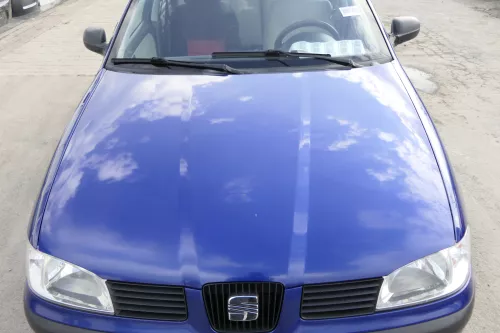 Seat Ibiza 6K Cordoba Motorhaube Haube Klappe vorn blau LS5N Facelift 99-2002
