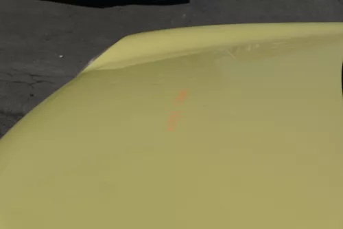 VW Lupo Motorhaube KLappe vorne gelb LD1B Frontklappe Haube - Hagel Dellen! (155670)