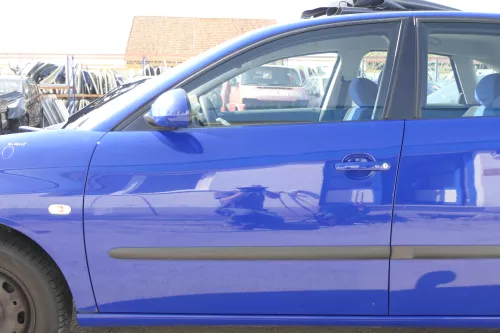 Seat Ibiza 6L Tür Fahrertür 4/5-Türer vorne links blau LS5G ohne Anbauteile