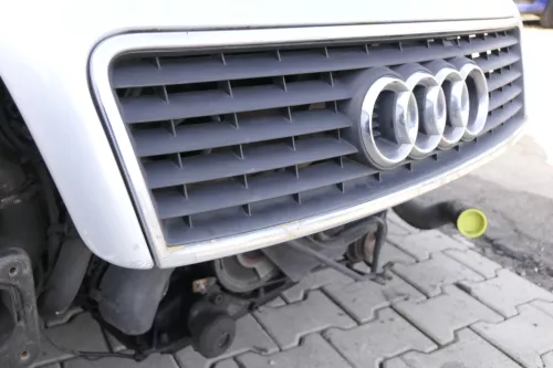 Audi A6 4B Motorhaube Klappe vorn Facelift (ab. Mitte 2002) grau silber LY7W sil (155735)