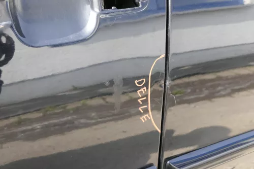 VW Polo Variant Kombi 6Kv oder Caddy 9Kv Tür vorne links schwarz L041 ohneAnbaut (155753)