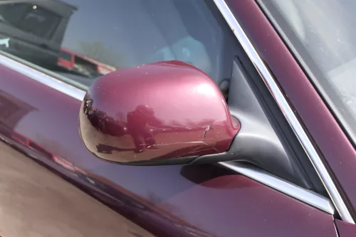 Audi A6 4A C4 Spiegel Außenspiegel rechts elektrisch braun rot LZ3N