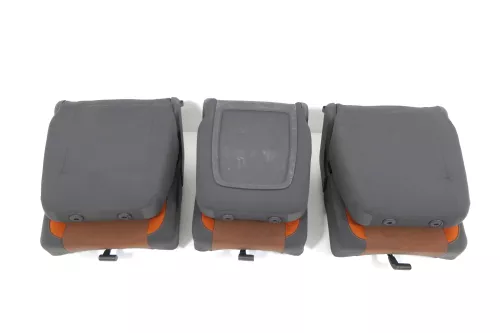 VW Touran Sitz Sitze hinten 1.Reihe Rücksitz alle 3 Stück Isofix Cross orange (155850)