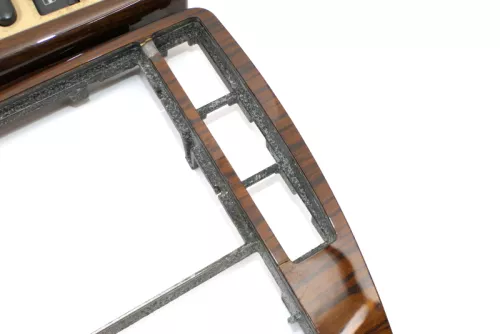 VW Passat 3B Mittelkonsole Verkleidung Optik Dekor Navi Holz zebrano br Türgriff (155882)