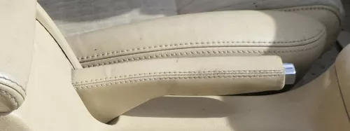 VW Passat 3BG Handbremse Feststellbremse Leder beige sonnenbeige