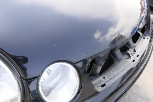 VW Polo 9N Motorhaube Klappe Haube vorne schwarz L041 uni bis ca. Bj. 2004 (155944)