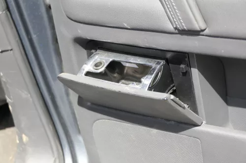 VW Touareg 7L Türverkleidung Verkleidung Tür Leder hinten rechts anthrazit NUQ (156028)