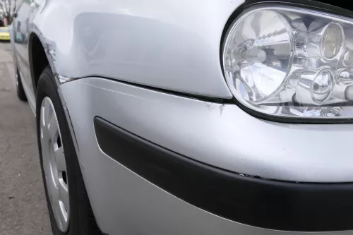 VW Golf 4 Stoßstange vorne Stoßfänger vorn silber LA7W reflexsilber - BILDER (156161)