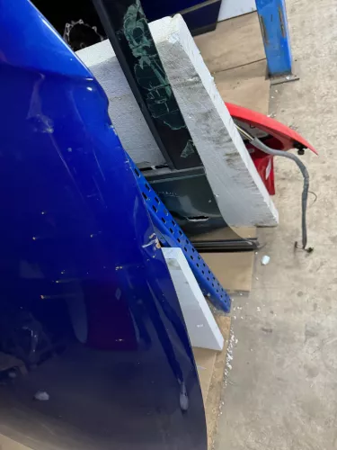 VW Passat 3C Motorhaube Klappe vorne vorn Haube blau LC5E cobaltblue  DELLE!!! (156240)