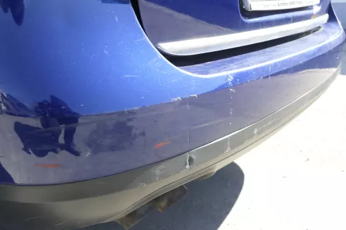 VW Passat 3C Kombi Stoßstange hinten Heckstoßstange Stoßfänger blau LC5E (156249)